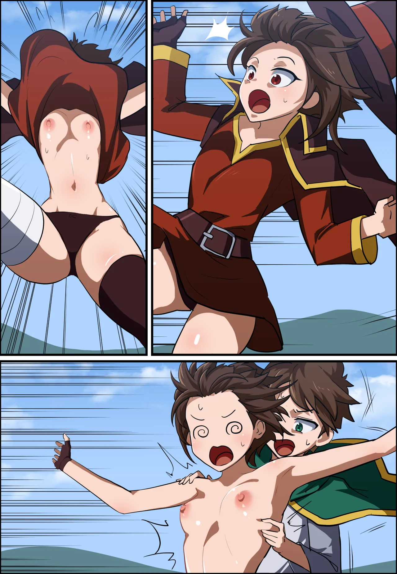 KONOSUBA - Kazuma Satou / Aqua / Megumin / Darkness  │ page 9 full