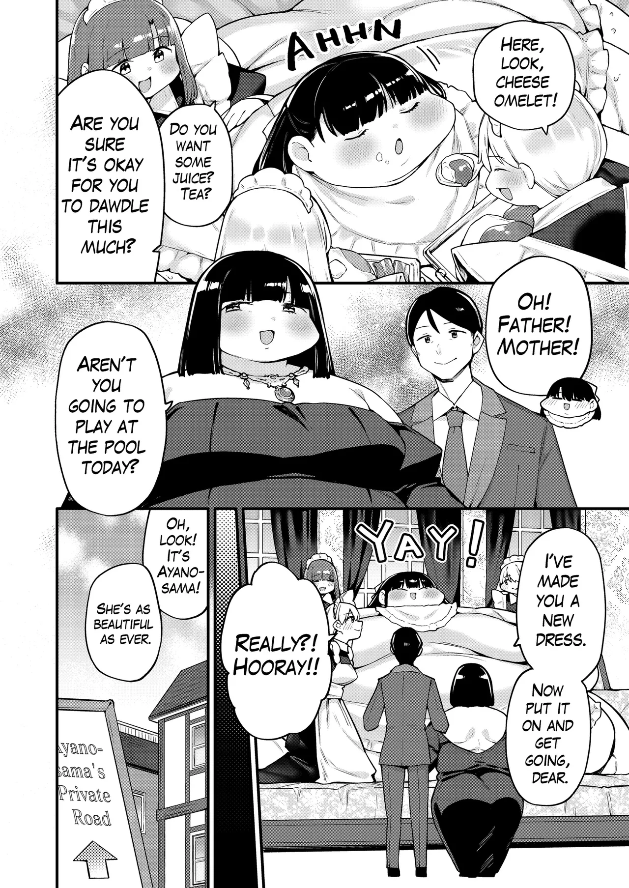 Ayano's Weight Gain Diary: Dream! page 10 full