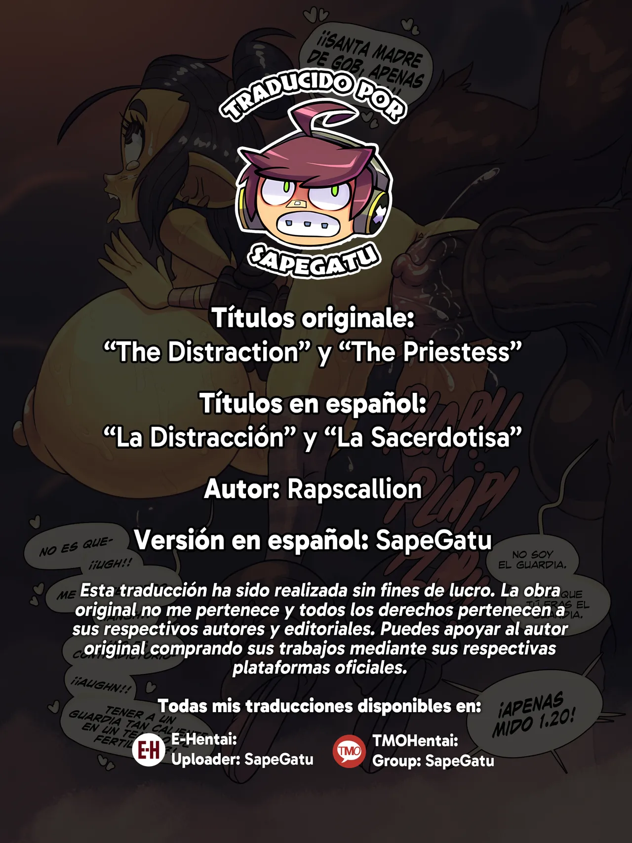 The Distraction + The Priestess | La Distracción + La Sacerdotisa page 12 full
