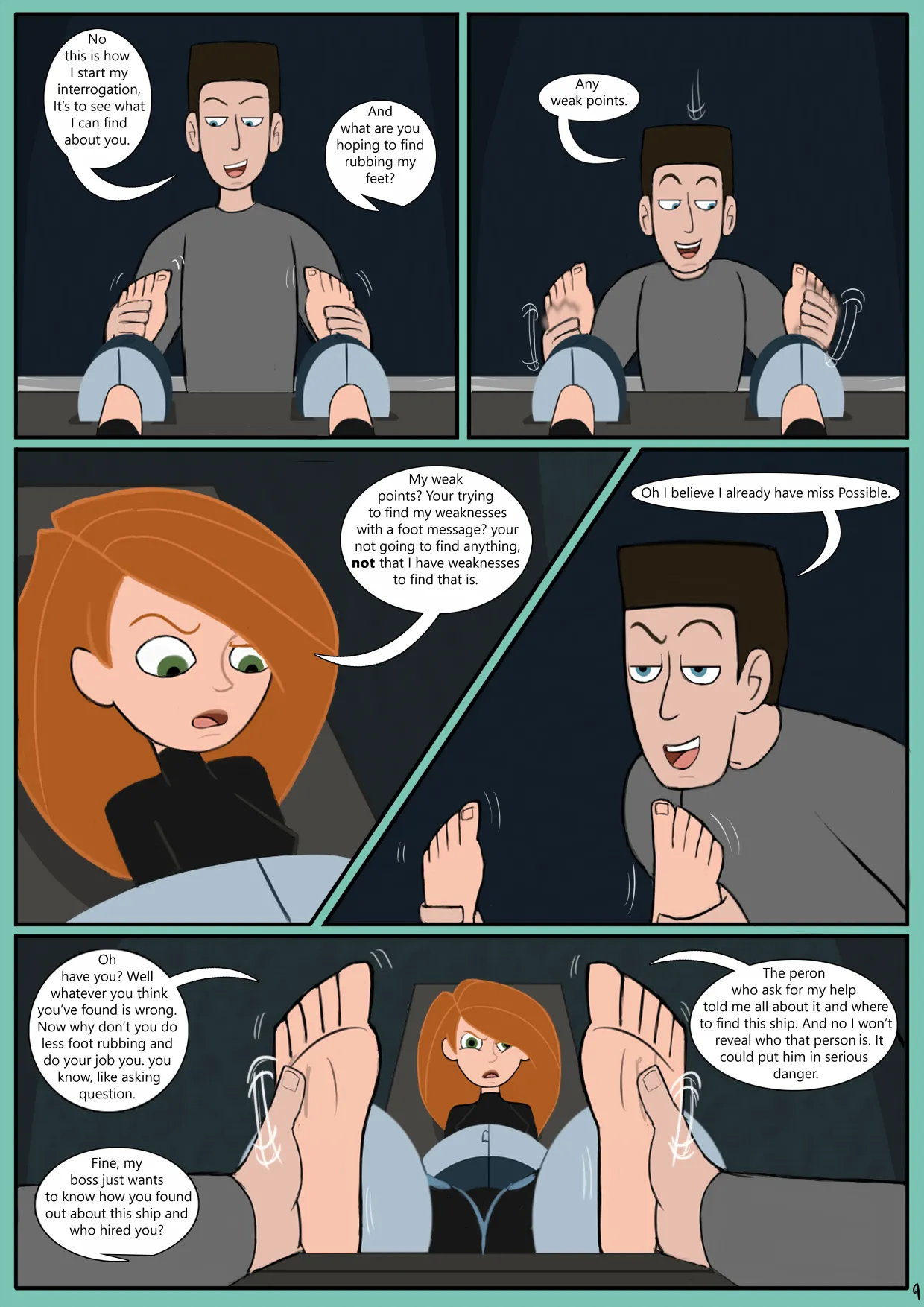 kenzoe64 - Kim Possible A Mistaken Stowaway page 10 full