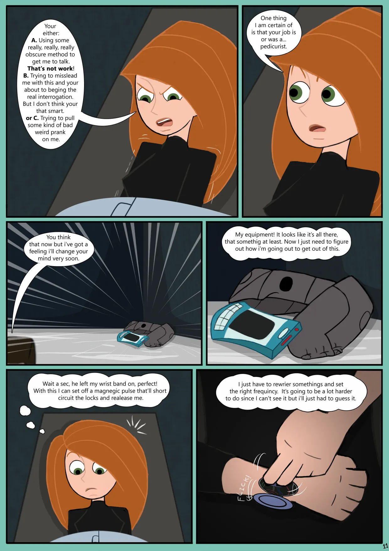 kenzoe64 - Kim Possible A Mistaken Stowaway page 12 full