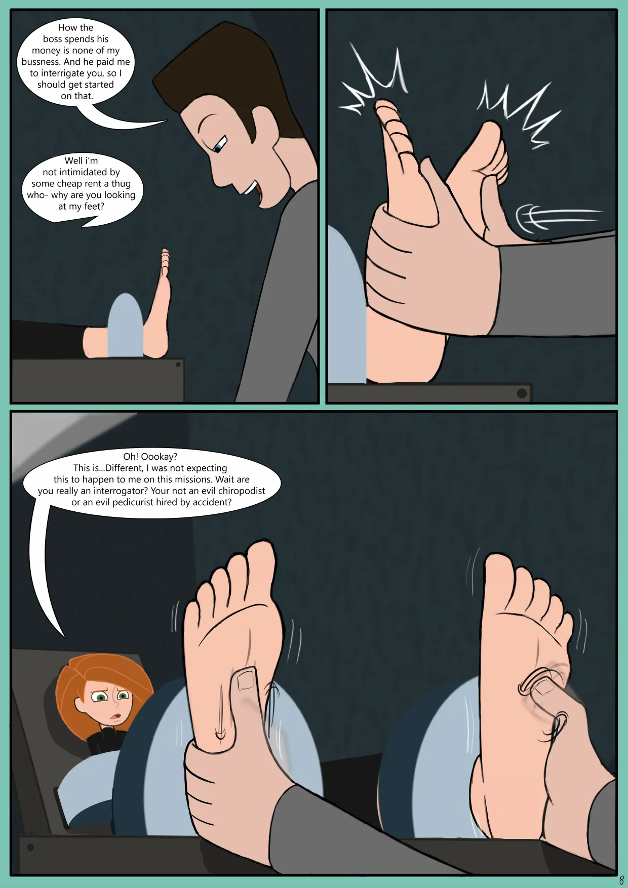 kenzoe64 - Kim Possible A Mistaken Stowaway page 9 full