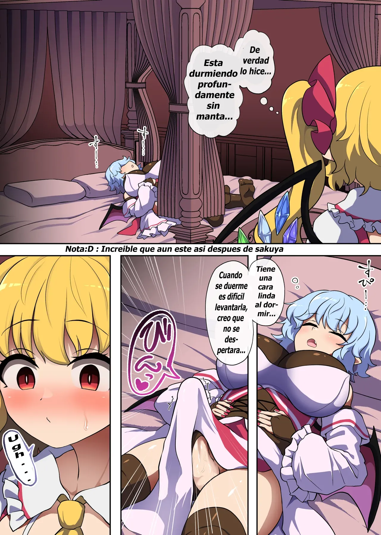 Flan-chan feels lust for Futanari Remilia page 7 full