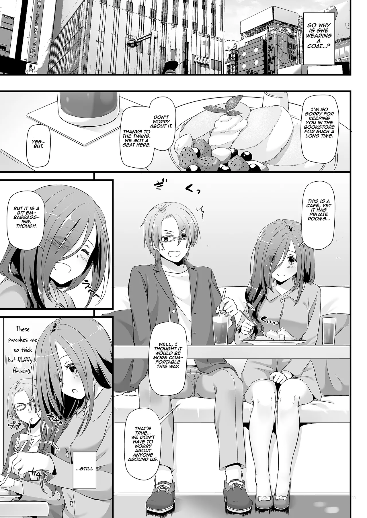 Jimi Zokusei Dohentai Kanojo Seifuku Rakuen 34 | Plain-Looking Perverted Girlfriend - Uniform Paradise 34 page 11 full
