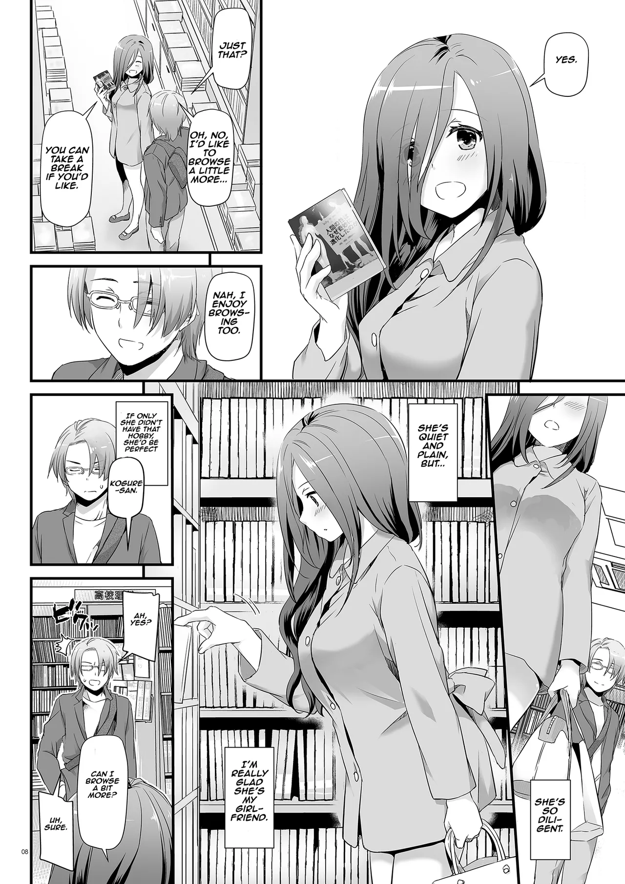 Jimi Zokusei Dohentai Kanojo Seifuku Rakuen 34 | Plain-Looking Perverted Girlfriend - Uniform Paradise 34 page 8 full