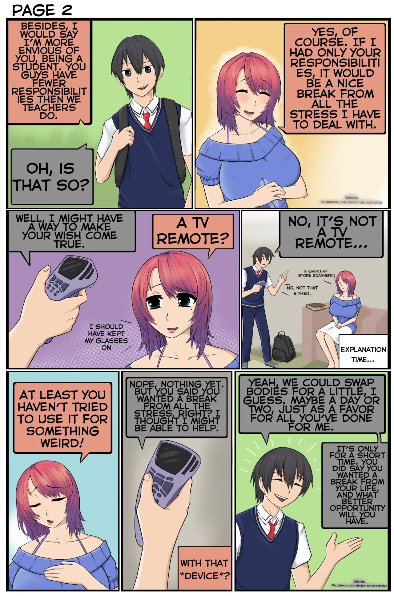 Student Transfer Body Swap - Sandra page 2 full