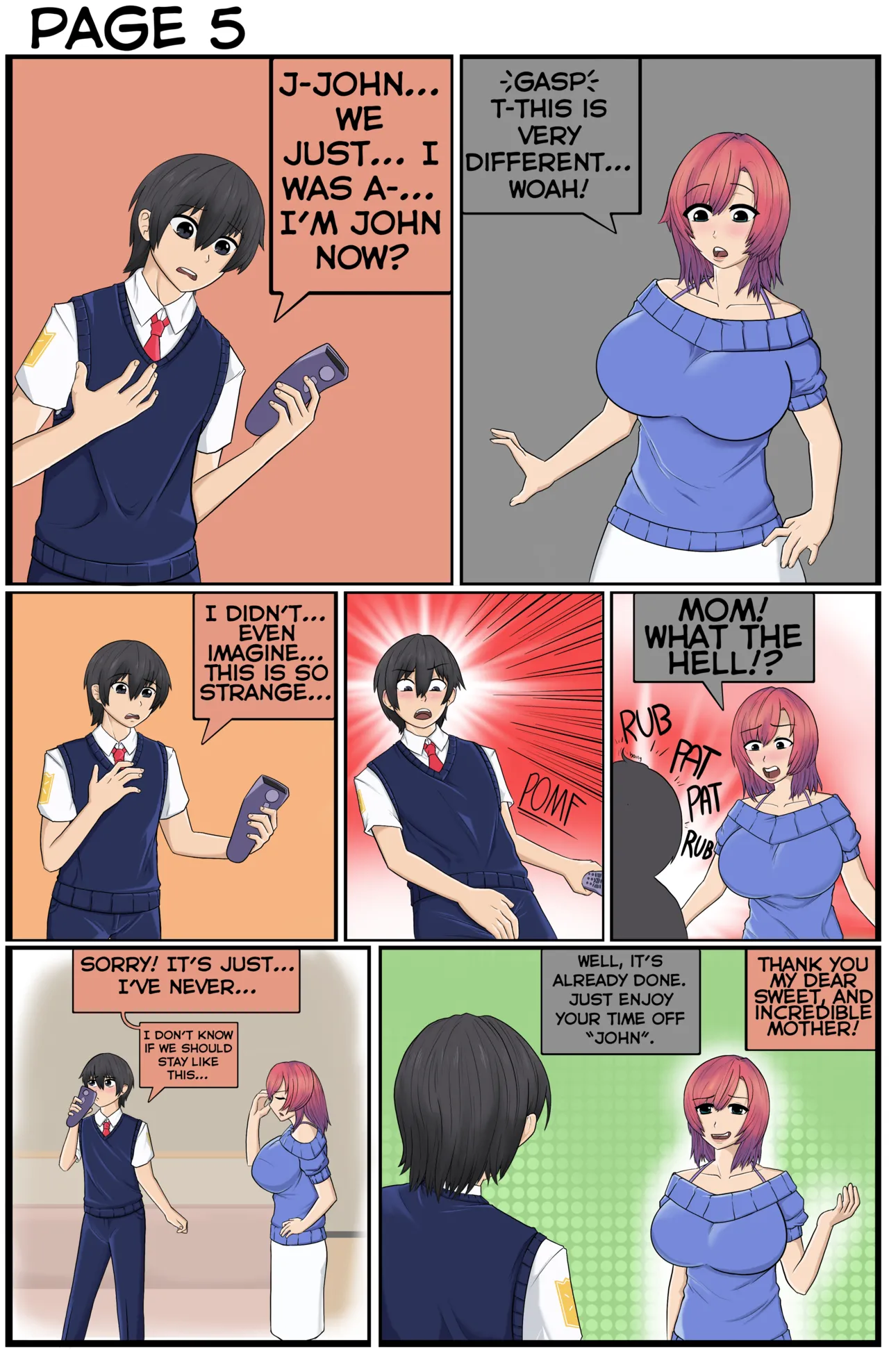 Student Transfer Body Swap - Sandra page 5 full