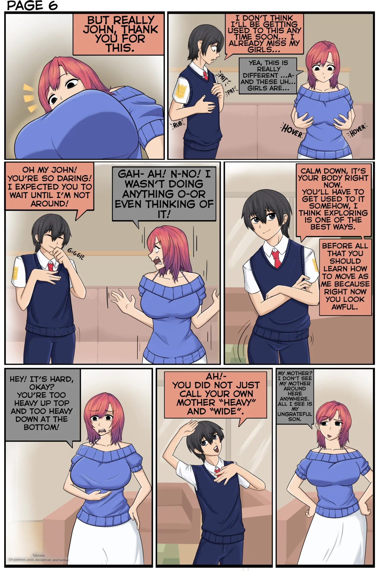 Student Transfer Body Swap - Sandra page 6 full