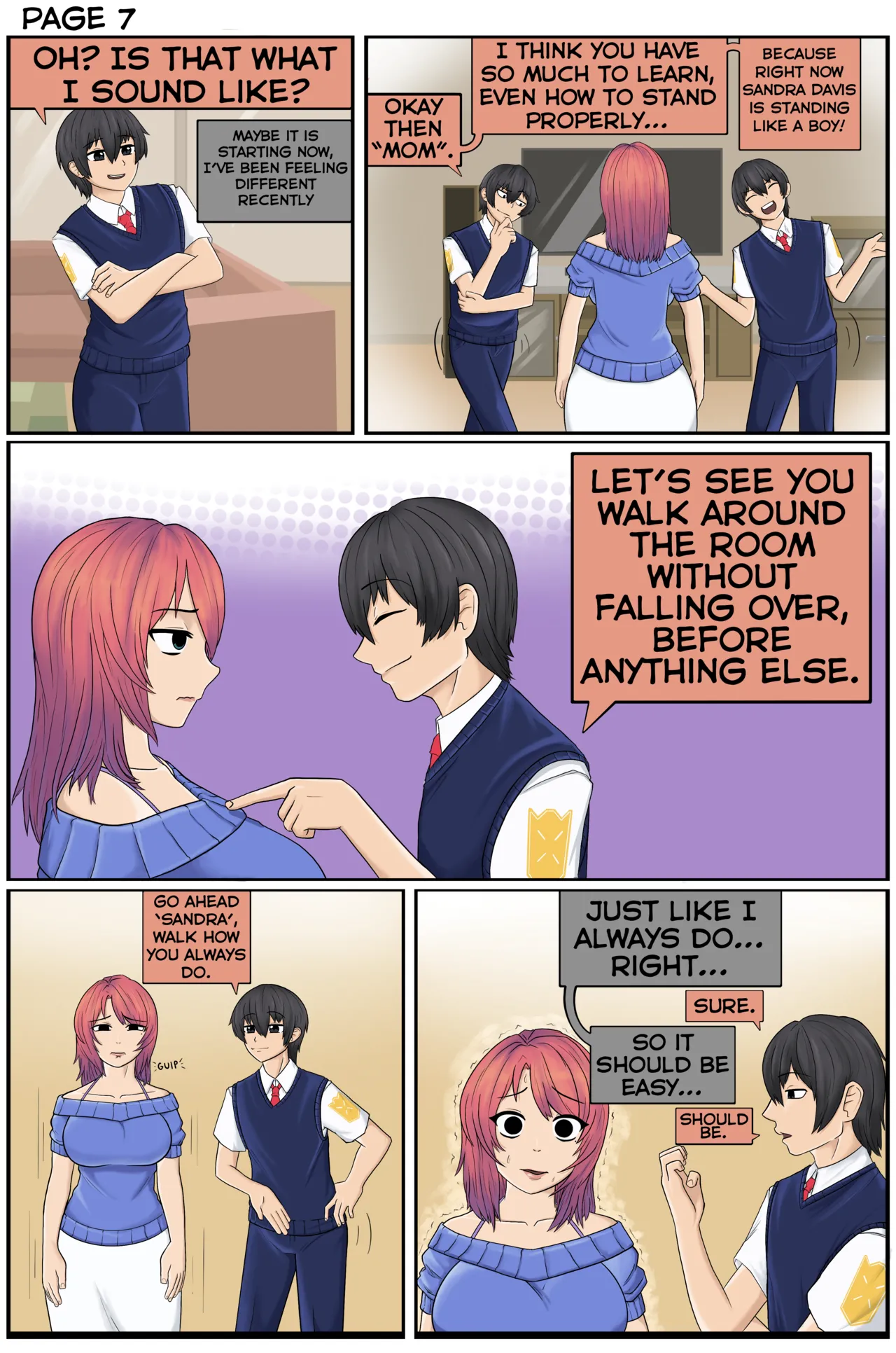 Student Transfer Body Swap - Sandra page 7 full