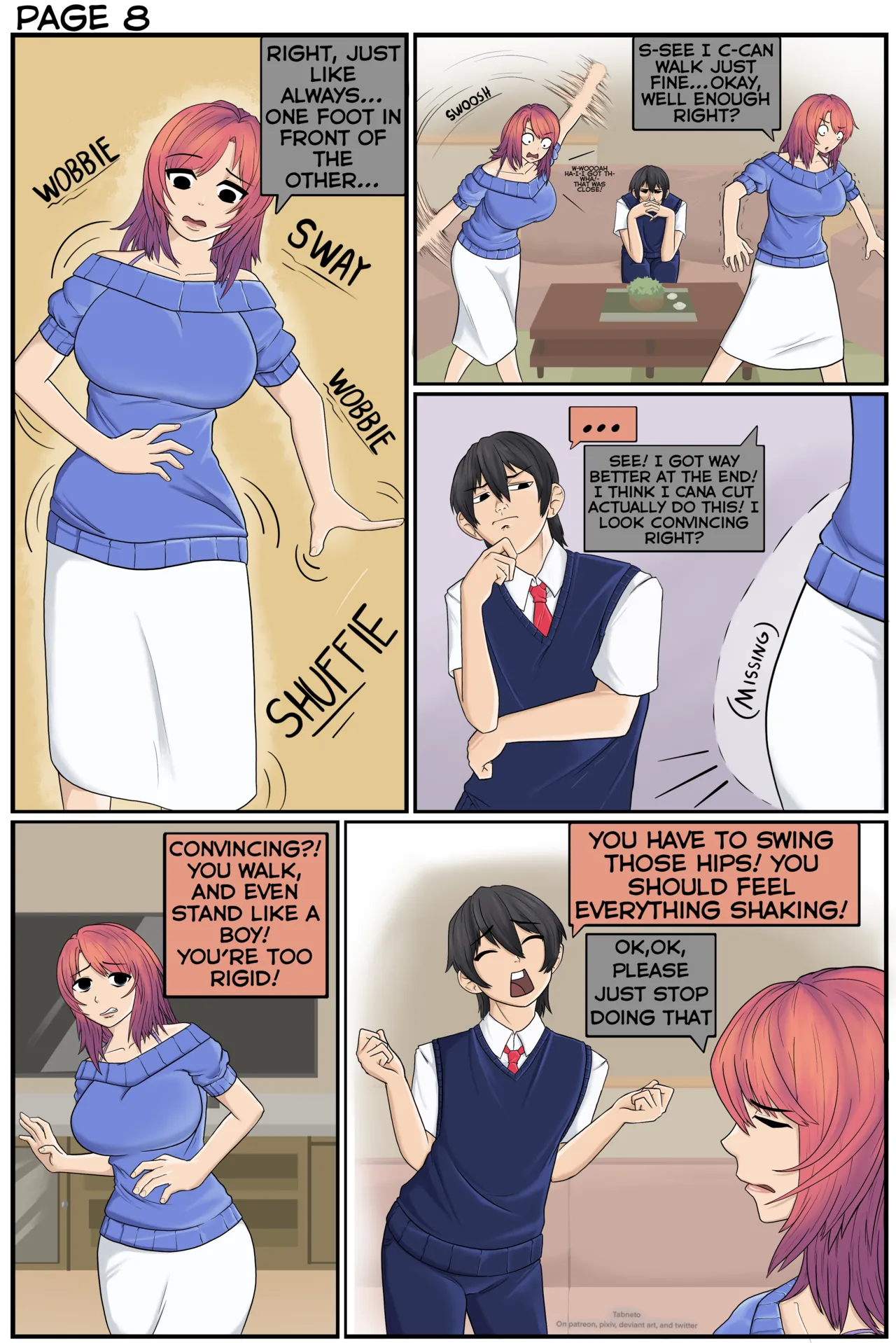 Student Transfer Body Swap - Sandra page 8 full