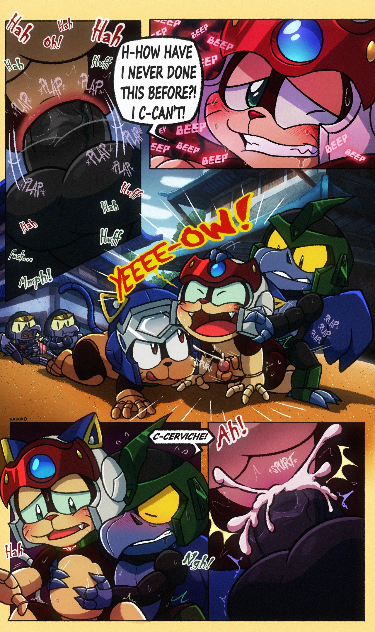 Samurai Pizza Cats in: A Taste of Crow page 12 full