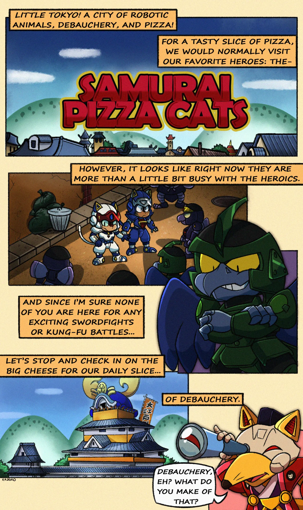 Samurai Pizza Cats in: A Taste of Crow page 2 full
