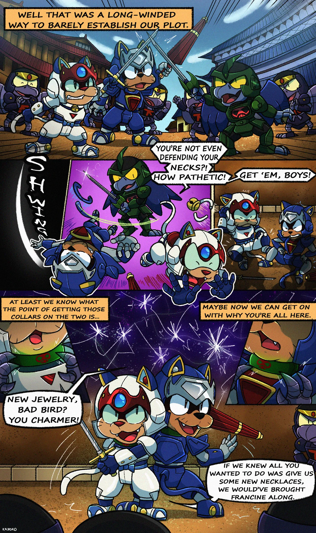Samurai Pizza Cats in: A Taste of Crow page 4 full