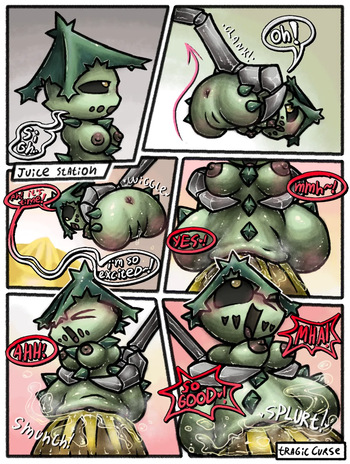 [Tragiccurse + ScrambledEve] Cactus Juice Harvest + Maractus Onahole Cactus Juice Station cover