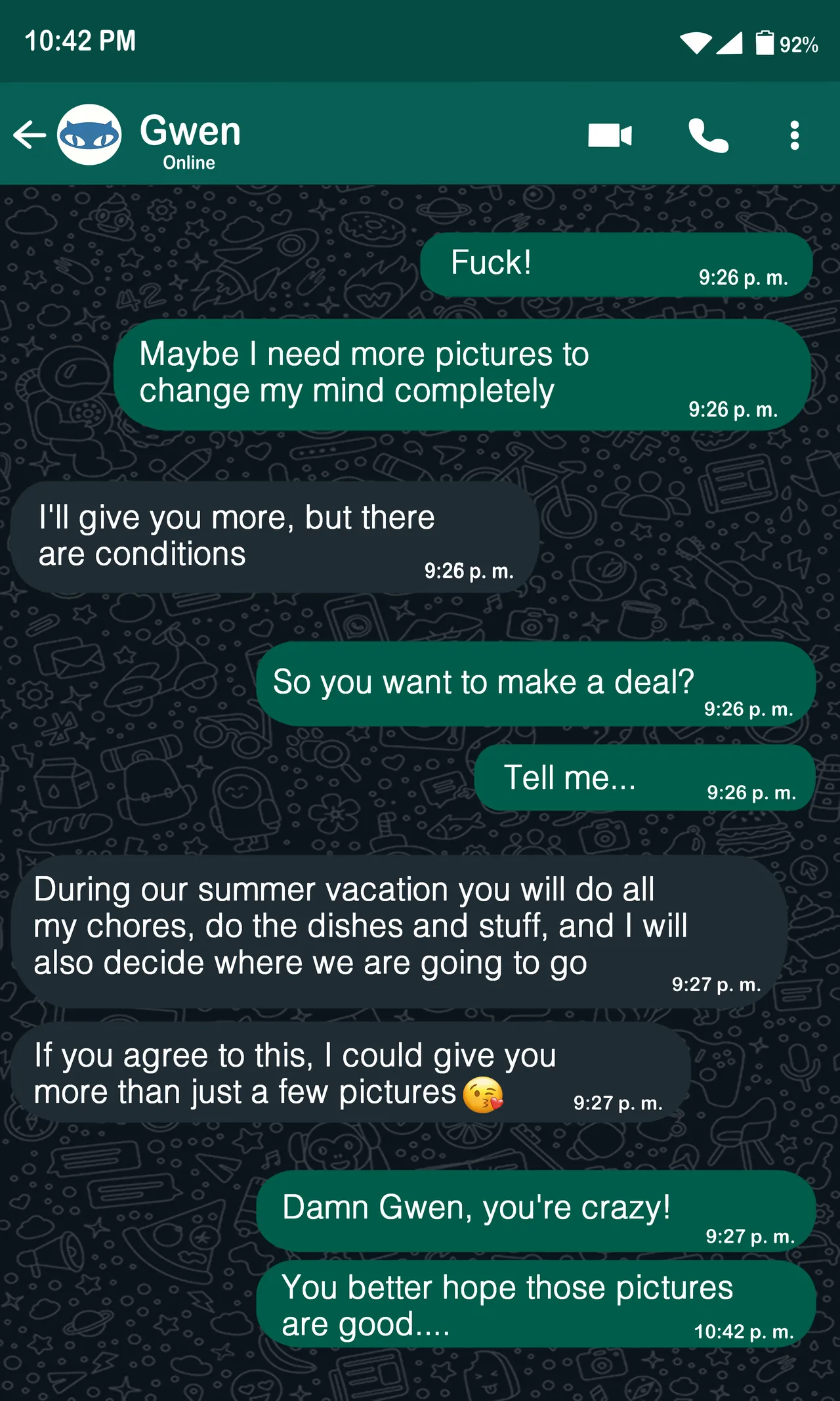 Chat with my Cousin page 3 full