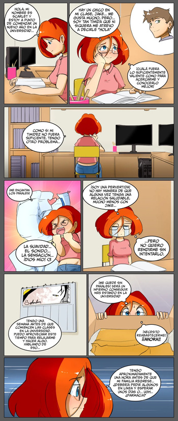 College Student [Spanish] [SketchMan-DL] [TRANSLATED] [COMIC] cover