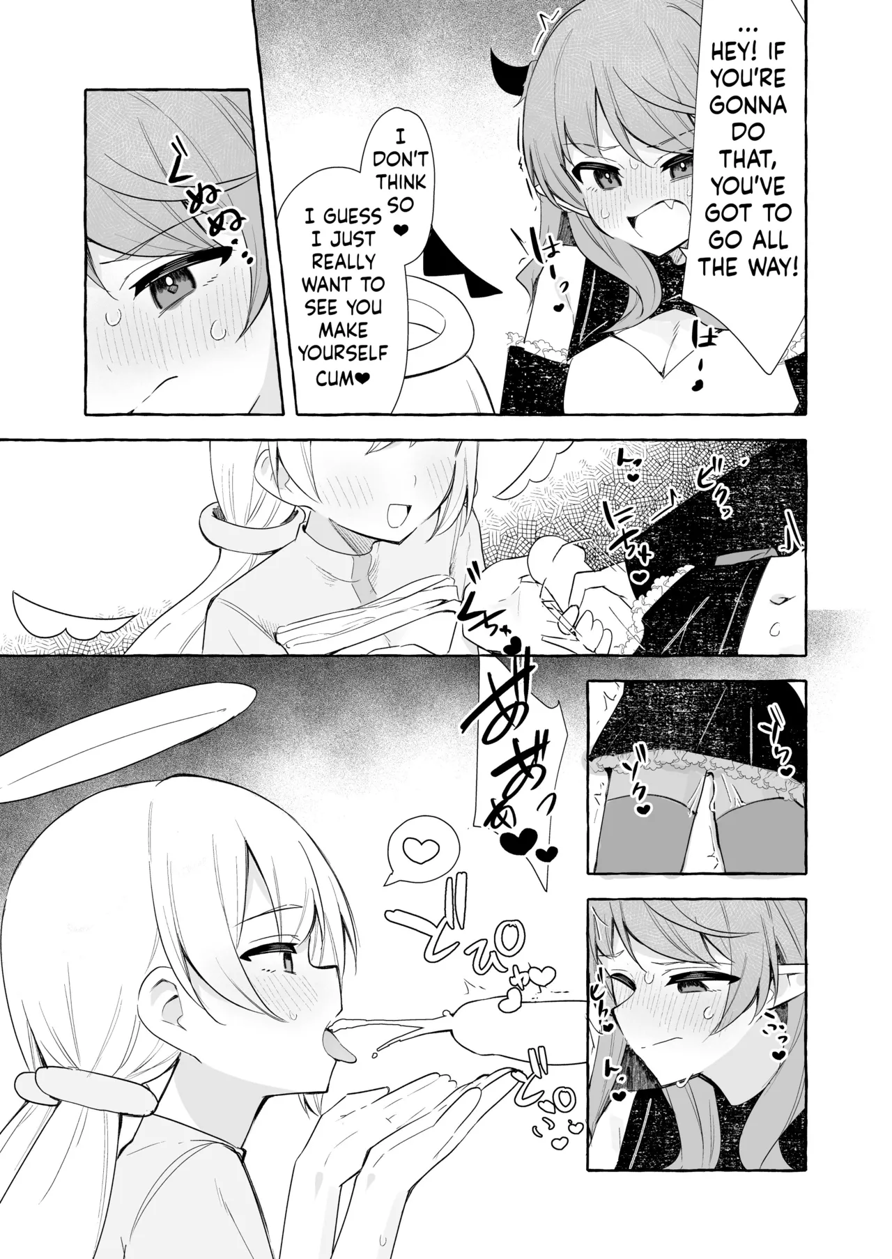 Futanari Akuma to Tenshii-chan page 9 full