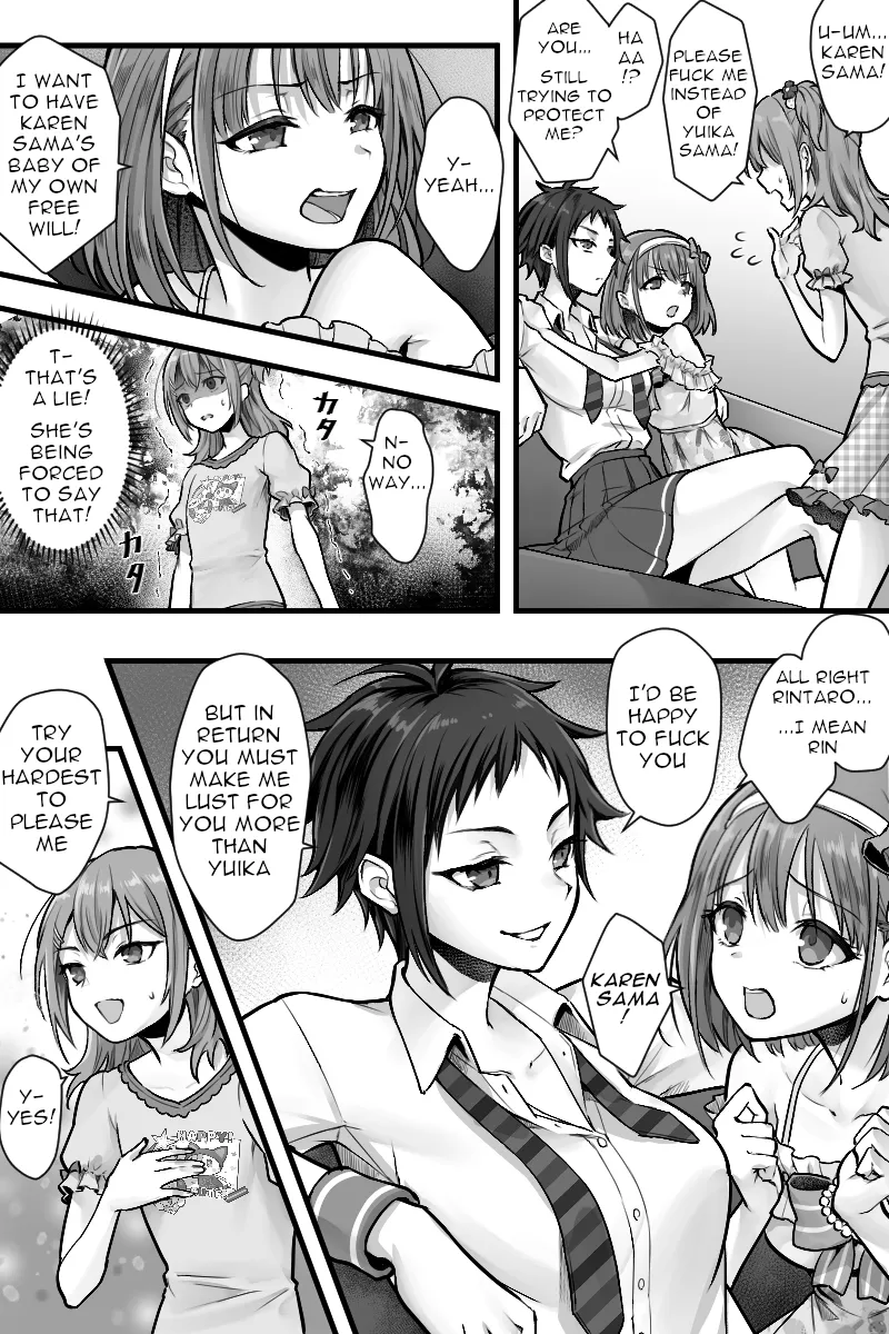 Zoku Futanari Chinpo-sama ni Kanraku Shita Kanojo to Mesu Ochi Shita Boku no Monogatari page 12 full