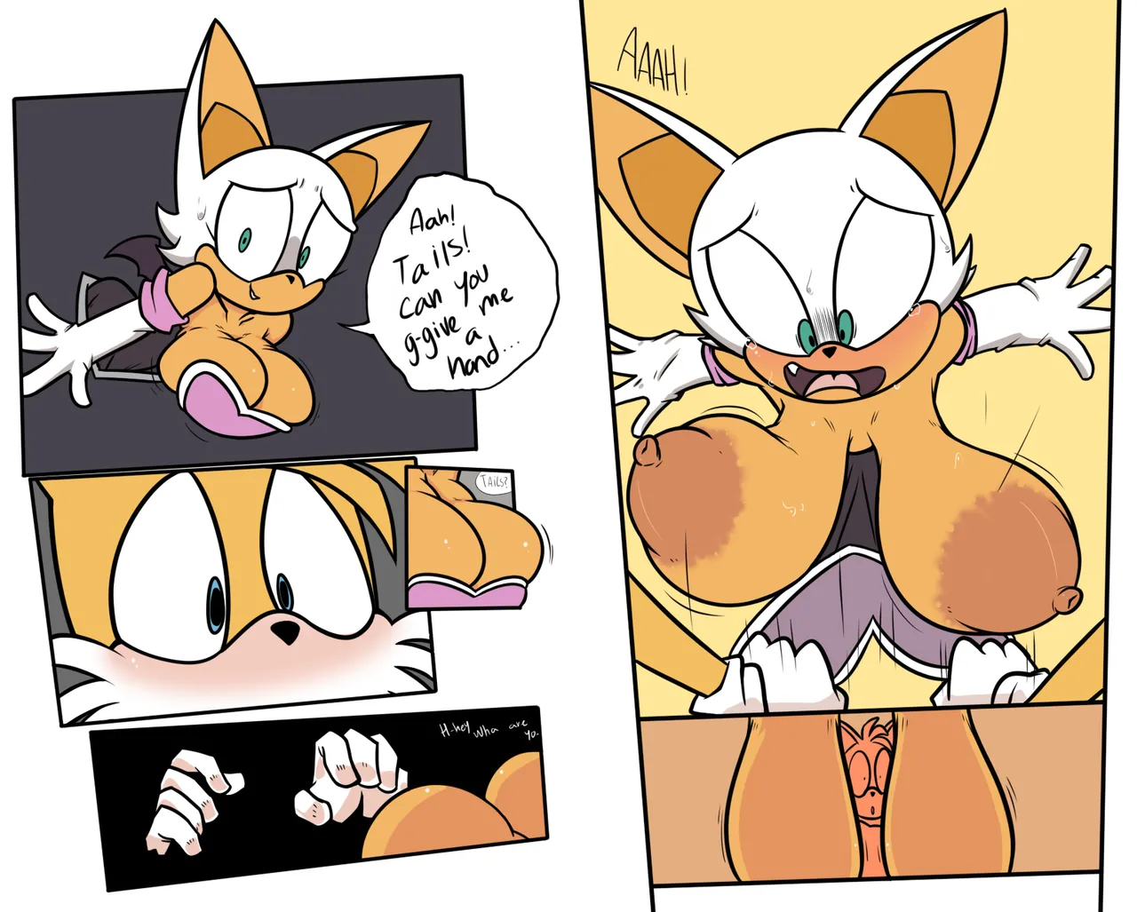 Rouge hanging with her Hangers page 1 full