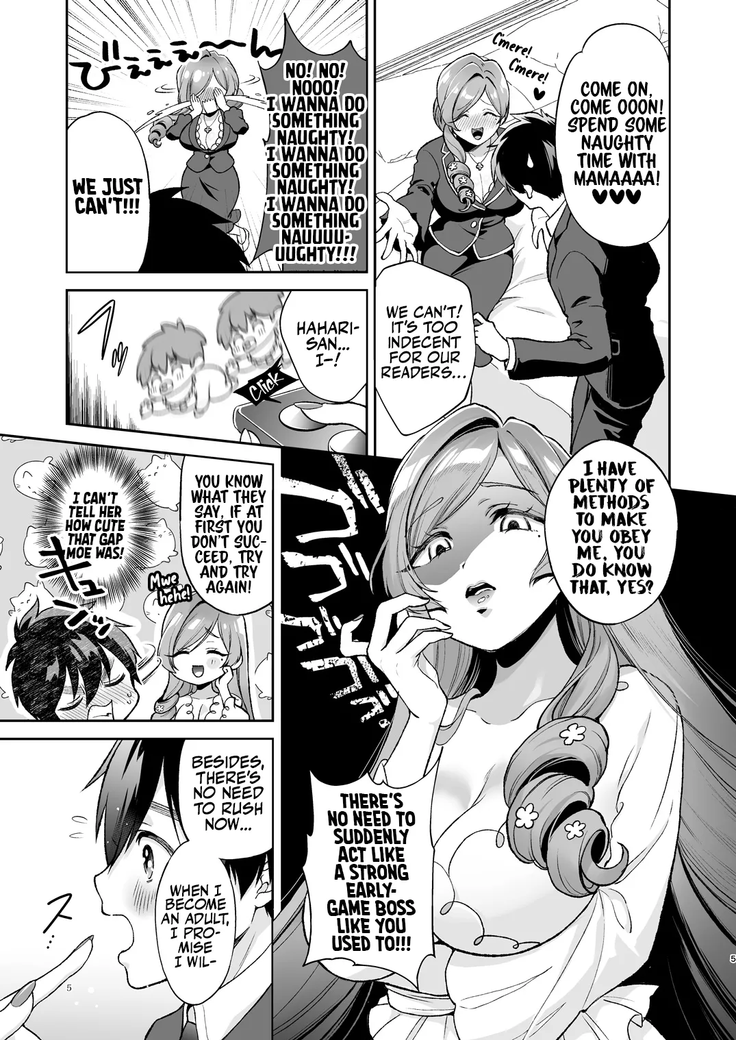 Hahari-mama to Icha-babu Ecchi suru Hon | Mama Hahari’s Super Erotic Guide to Lovey-Dovey Baby-Play page 4 full