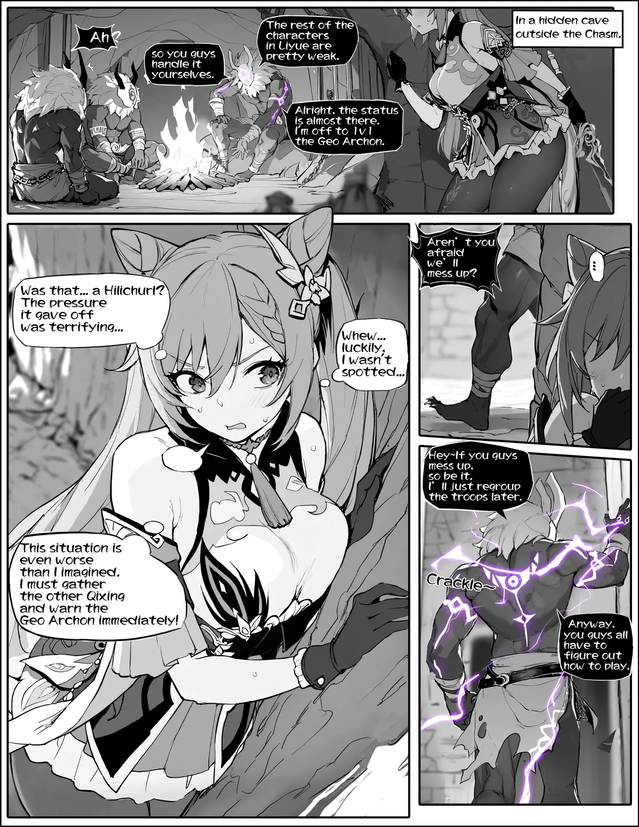 Sennyuu Shippai! Haramase Senyouki ni Sareta Keqing | Infiltration Failed! Keqing become a Sex Slave! page 1 full