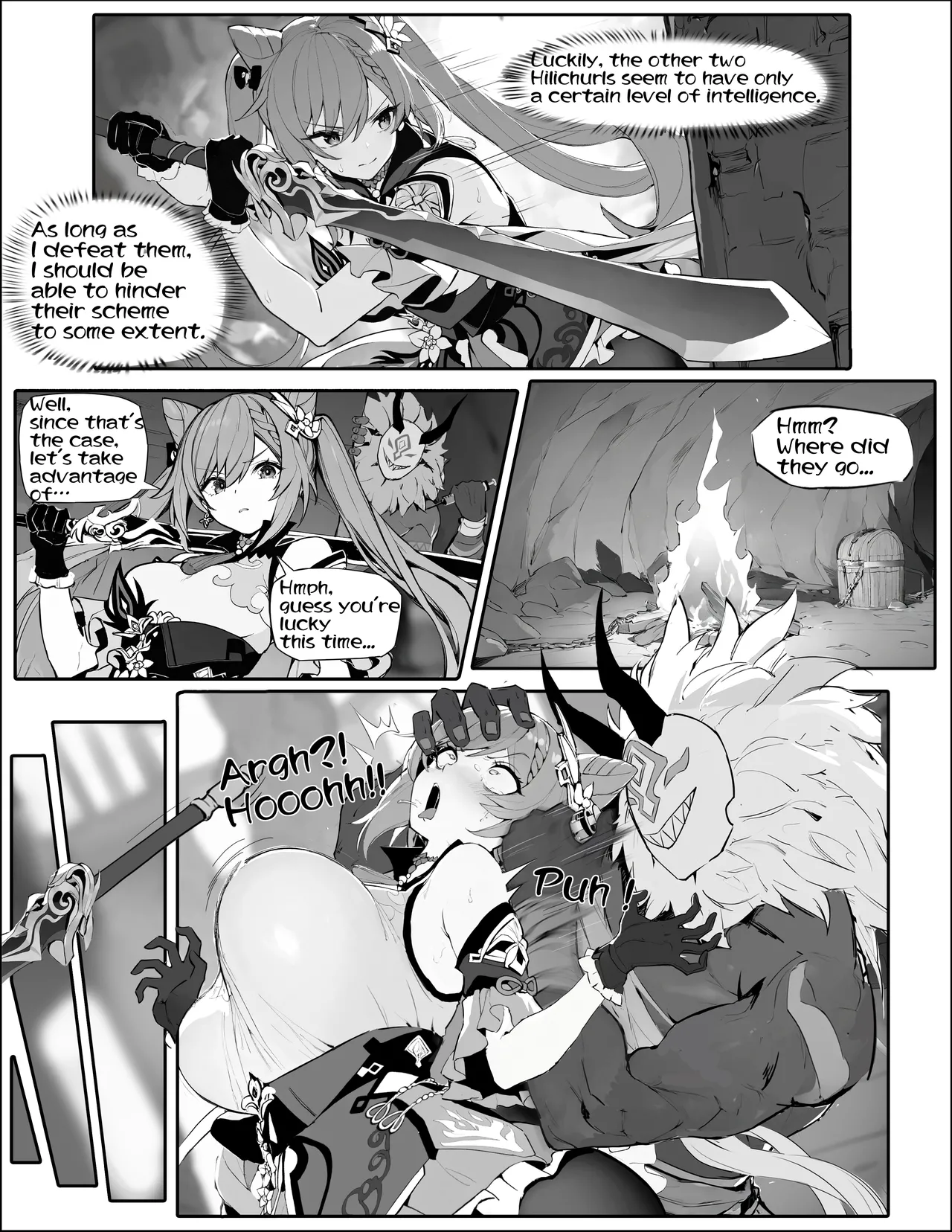 Sennyuu Shippai! Haramase Senyouki ni Sareta Keqing | Infiltration Failed! Keqing become a Sex Slave! page 2 full