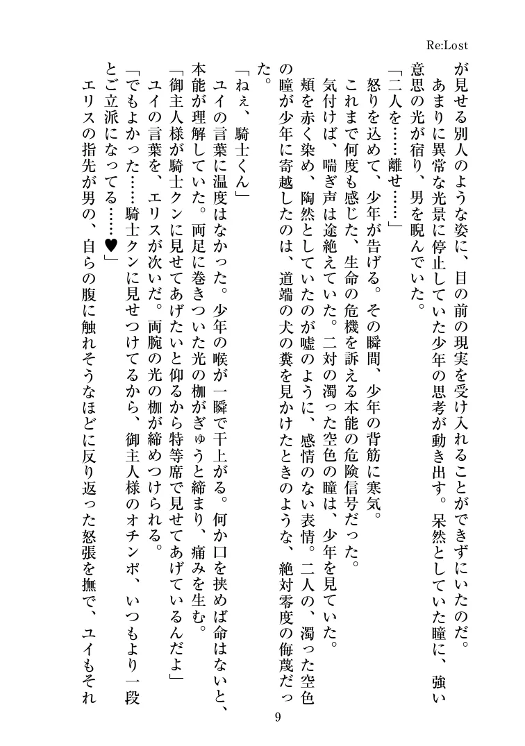 エリス&ユイNTR小説『Re _ Lost』 page 12 full