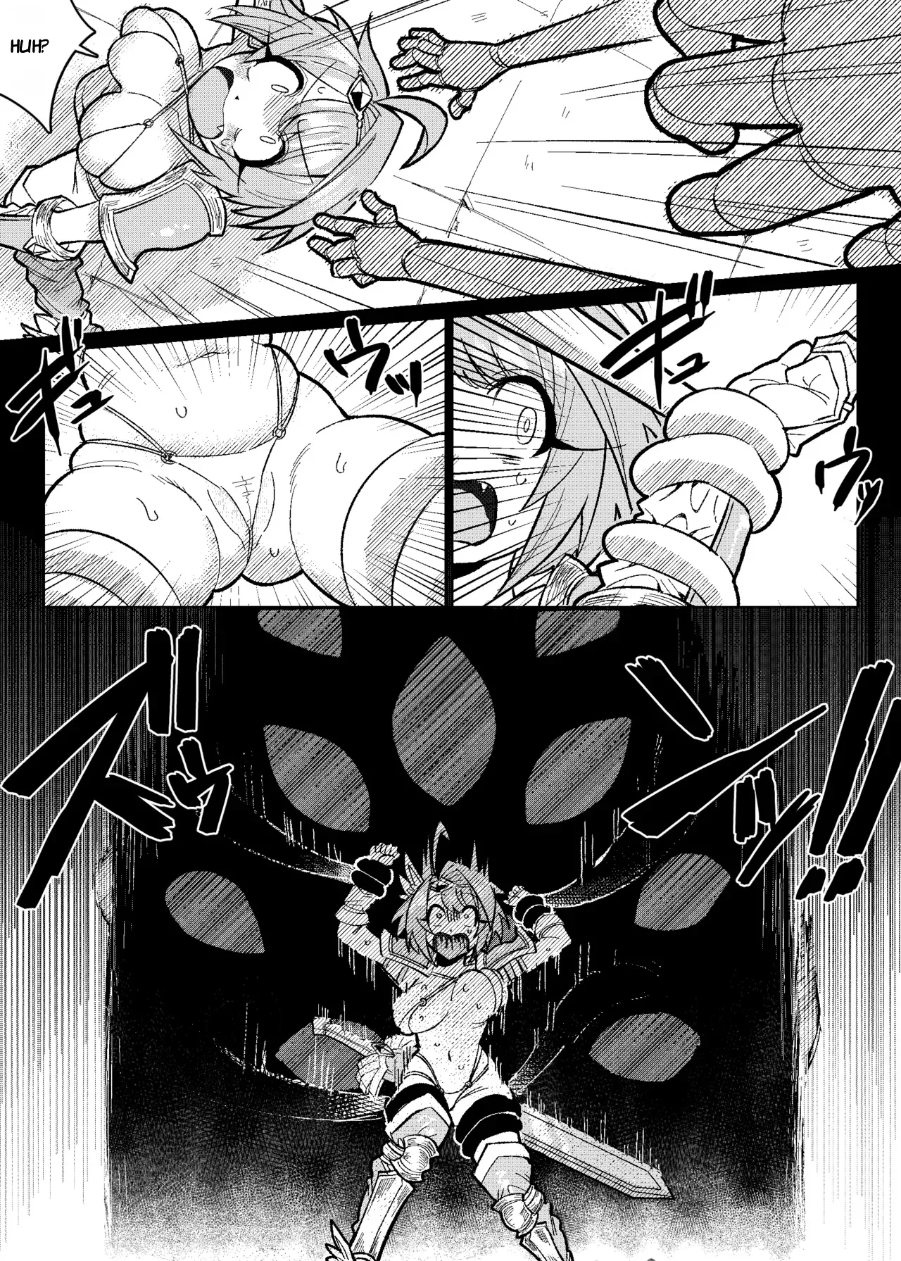 Big Breasted Female Warrior's Thorough Tickling Hell page 4 full