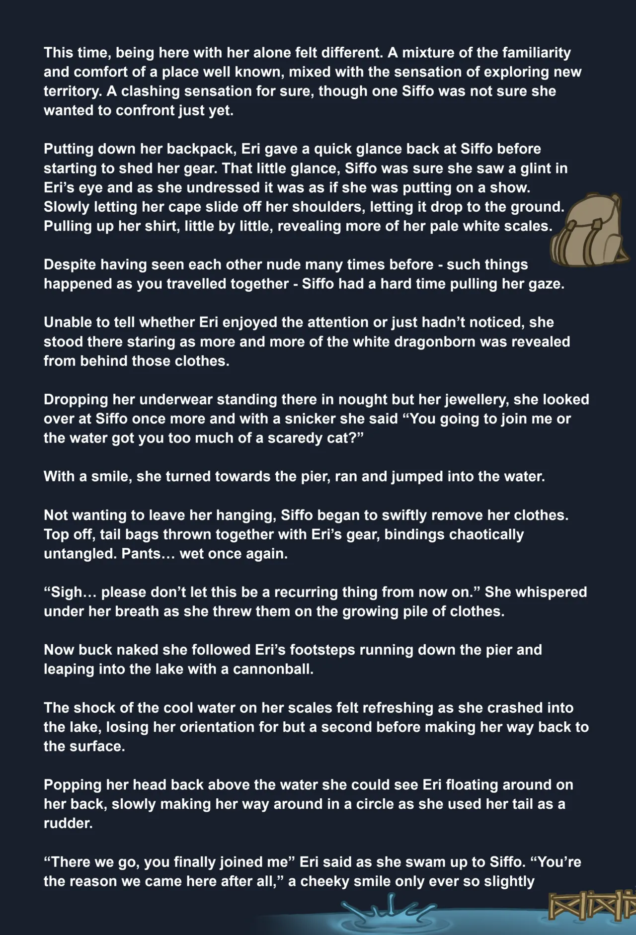 Shiny when wet, short story page 3 full