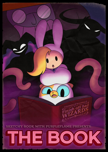 [PurpleFlame] THE BOOK (Adventure Time) cover