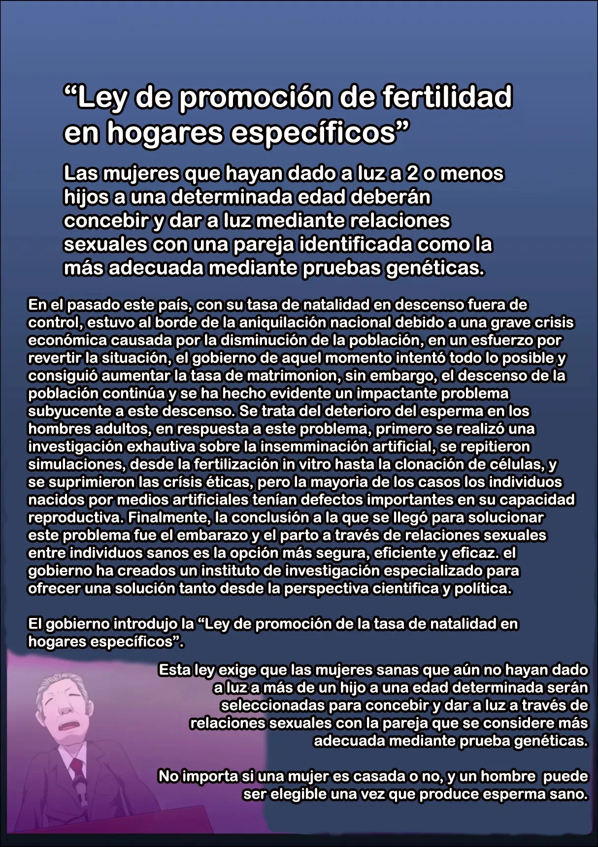 Shoushika o Kaiketsu Suru Houritsu ga Dekita Kekka...4 | Como Resultado de la Ley para Solucionar el Descenso de la Natalidad... 4 page 3 full