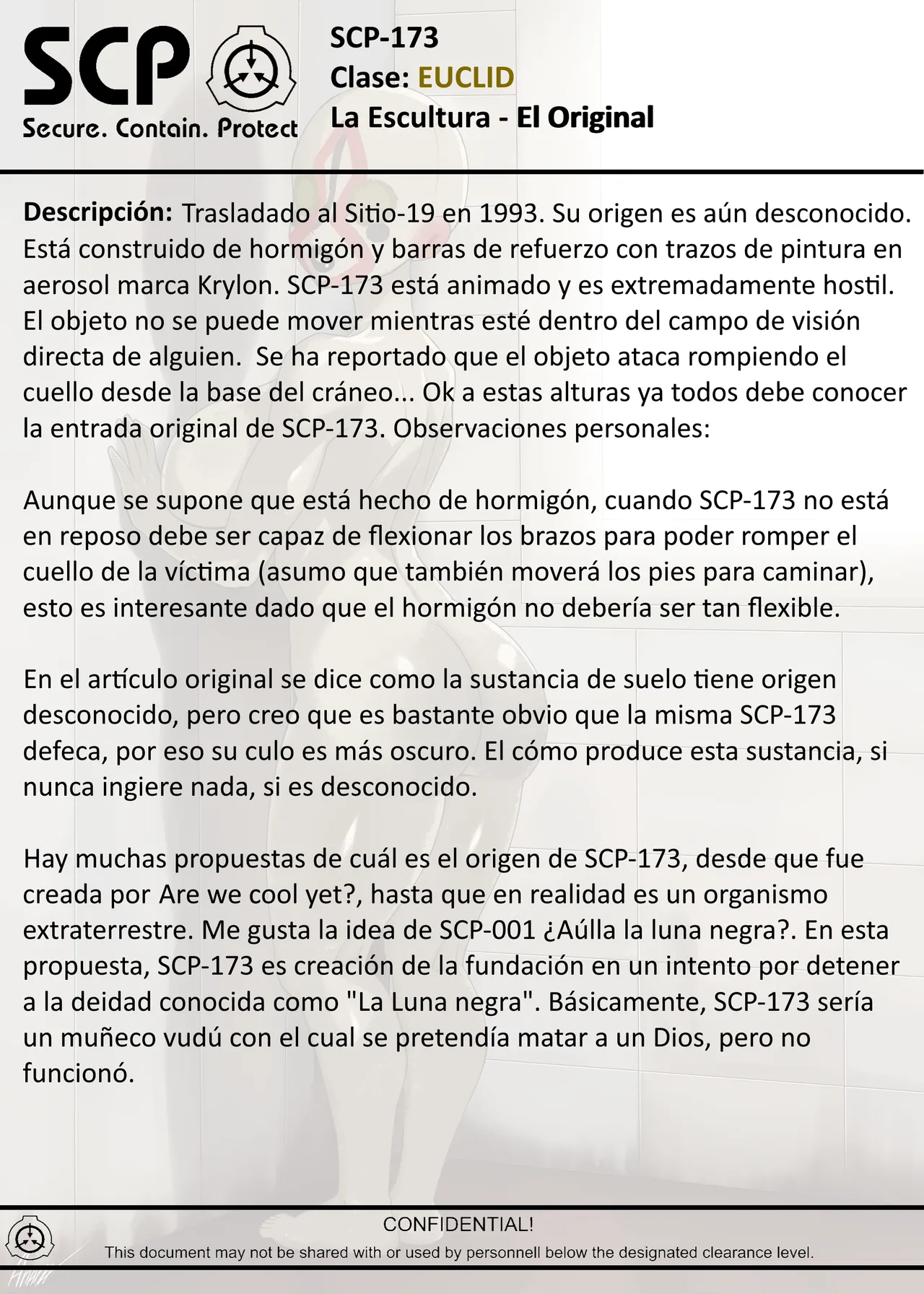 SCP-173 The Sculpture - Original page 2 full