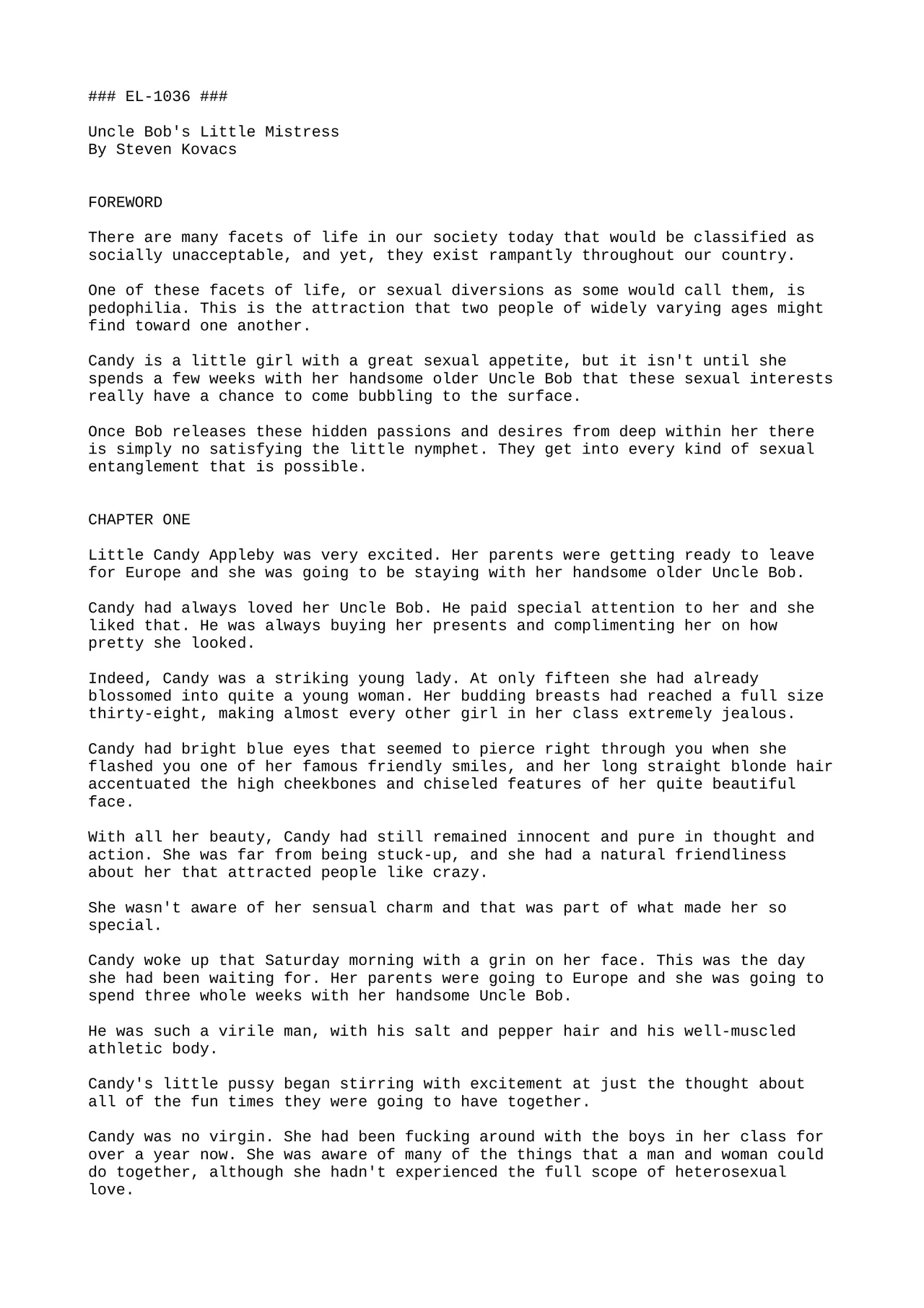 Uncle Bob's Little Mistress - EL-1036 page 2 full