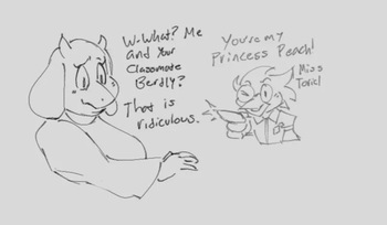 [roccorox] Berdly Toriel Pairing cover