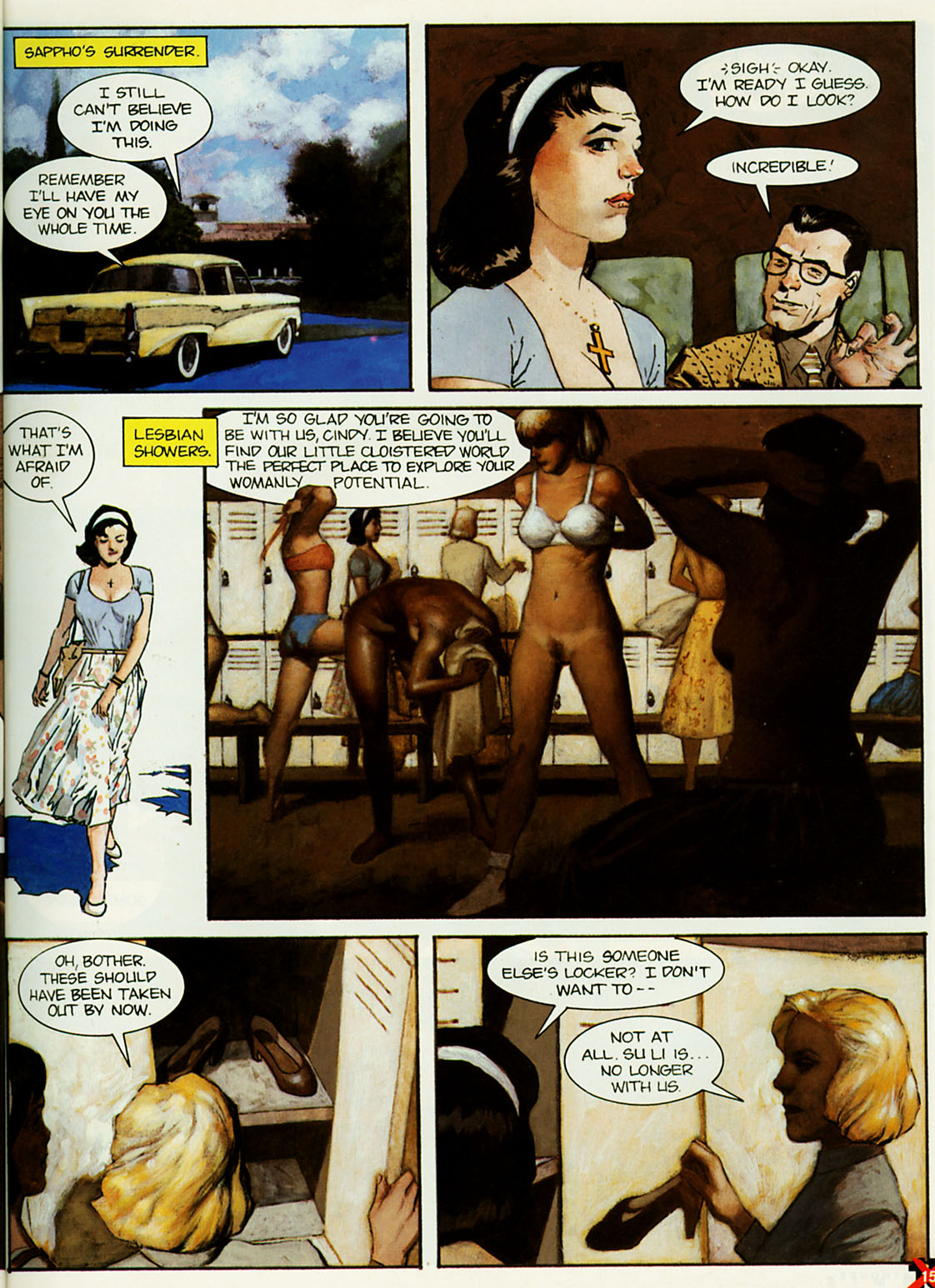 Terror In the Lesbian Nudist Colony page 12 full