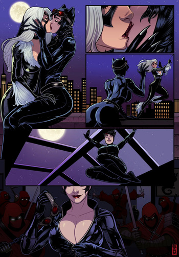 Catwoman x Black Cat comic cover