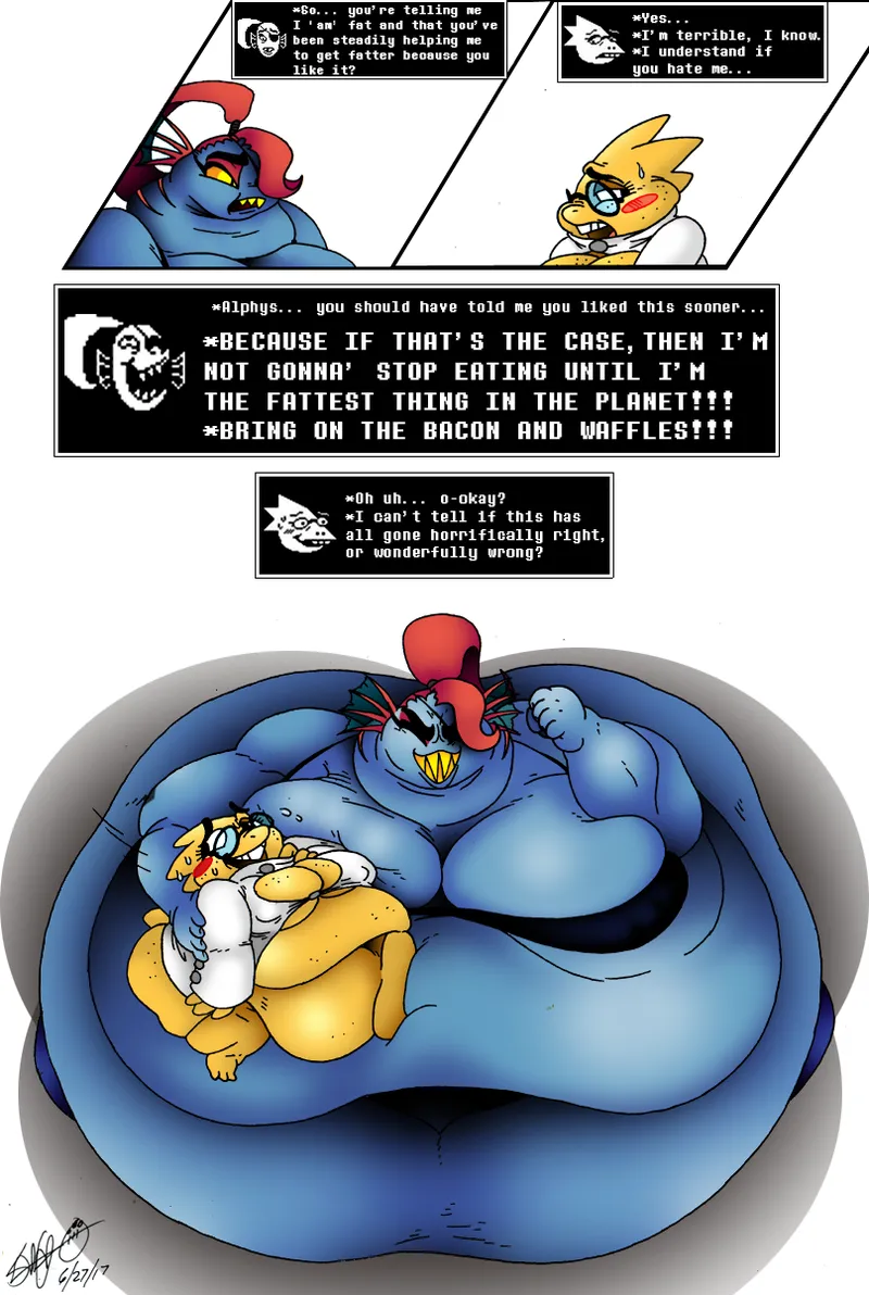 Undyne the Undieting page 4 full