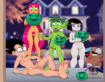 [ENF-Lover] Hallorgy (Teen Titans Go) cover