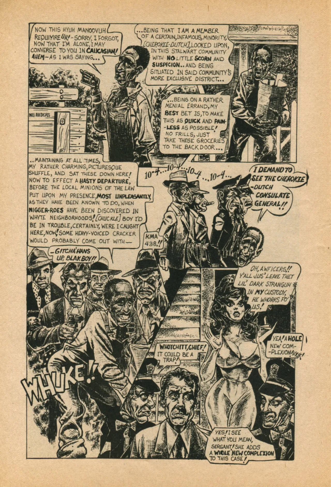 White Whore Funnies page 10 full