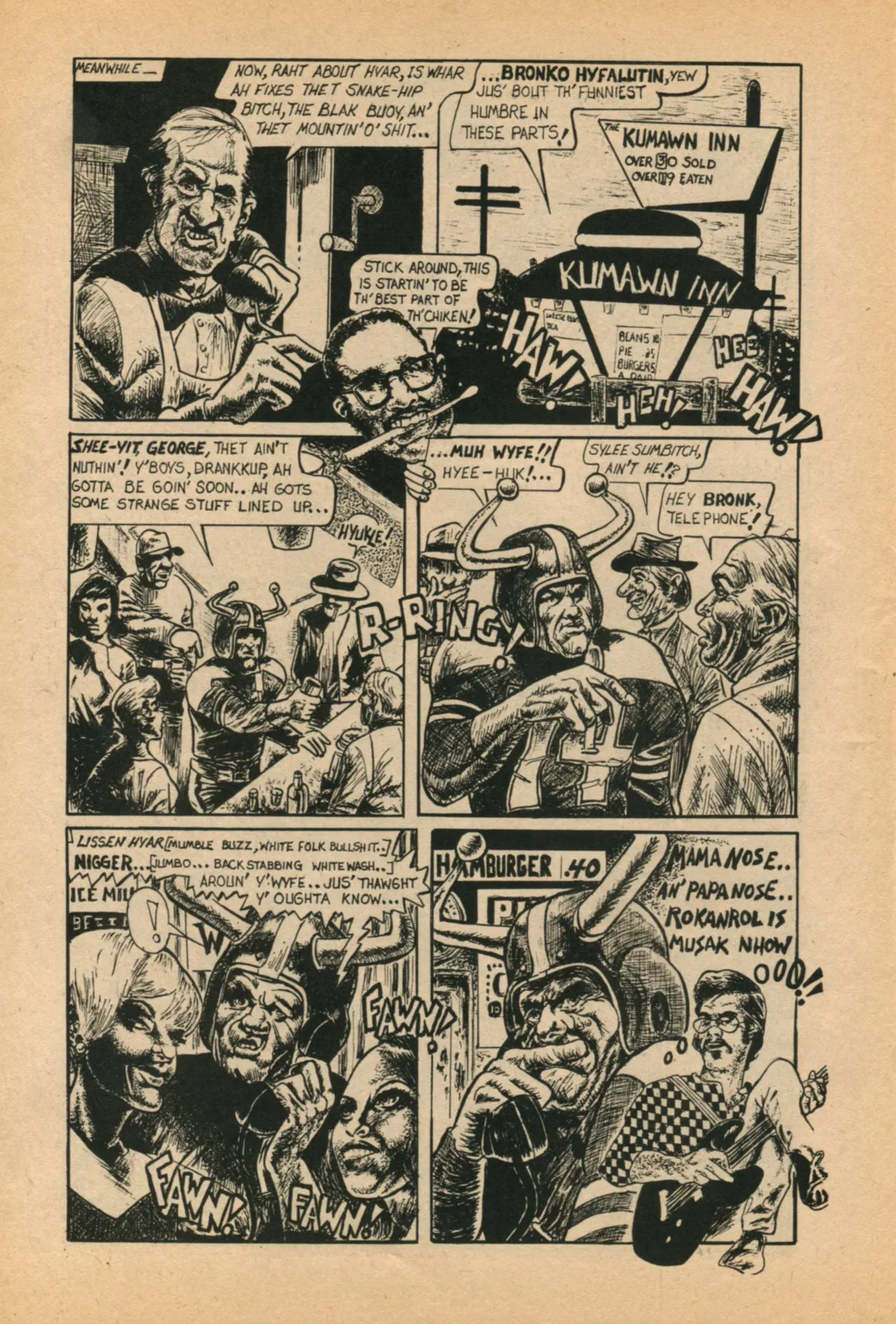 White Whore Funnies page 12 full