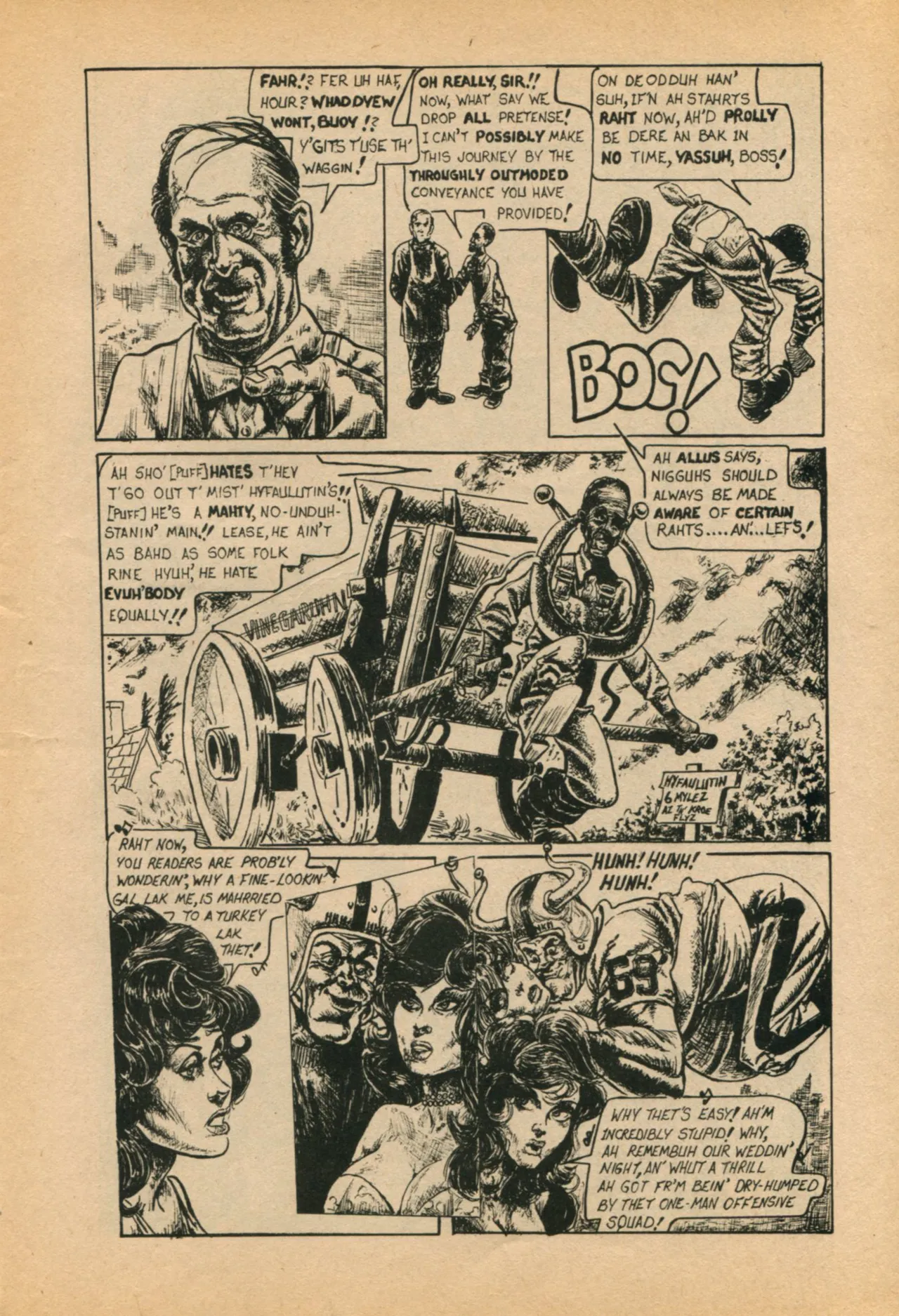 White Whore Funnies page 7 full