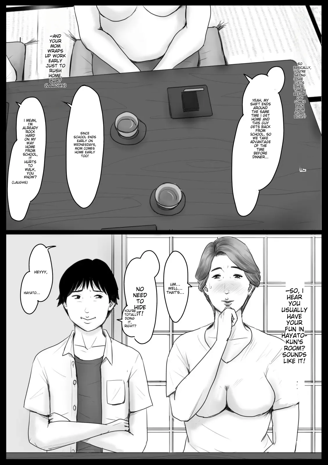 Mitchaku! Mamakko Danshi to Okaa-san ~Mae Shuzai Hen~ page 3 full