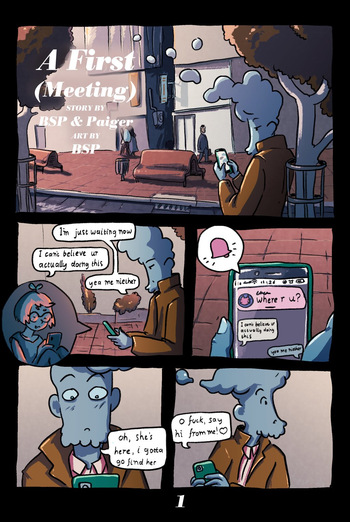 [BeeSpaceProgram] Wells, Brooke, and Rö comics and art cover