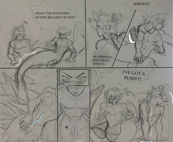 [Debasement14] KiriBaku mermaid AU (Boku No Hero Academia) [English] cover