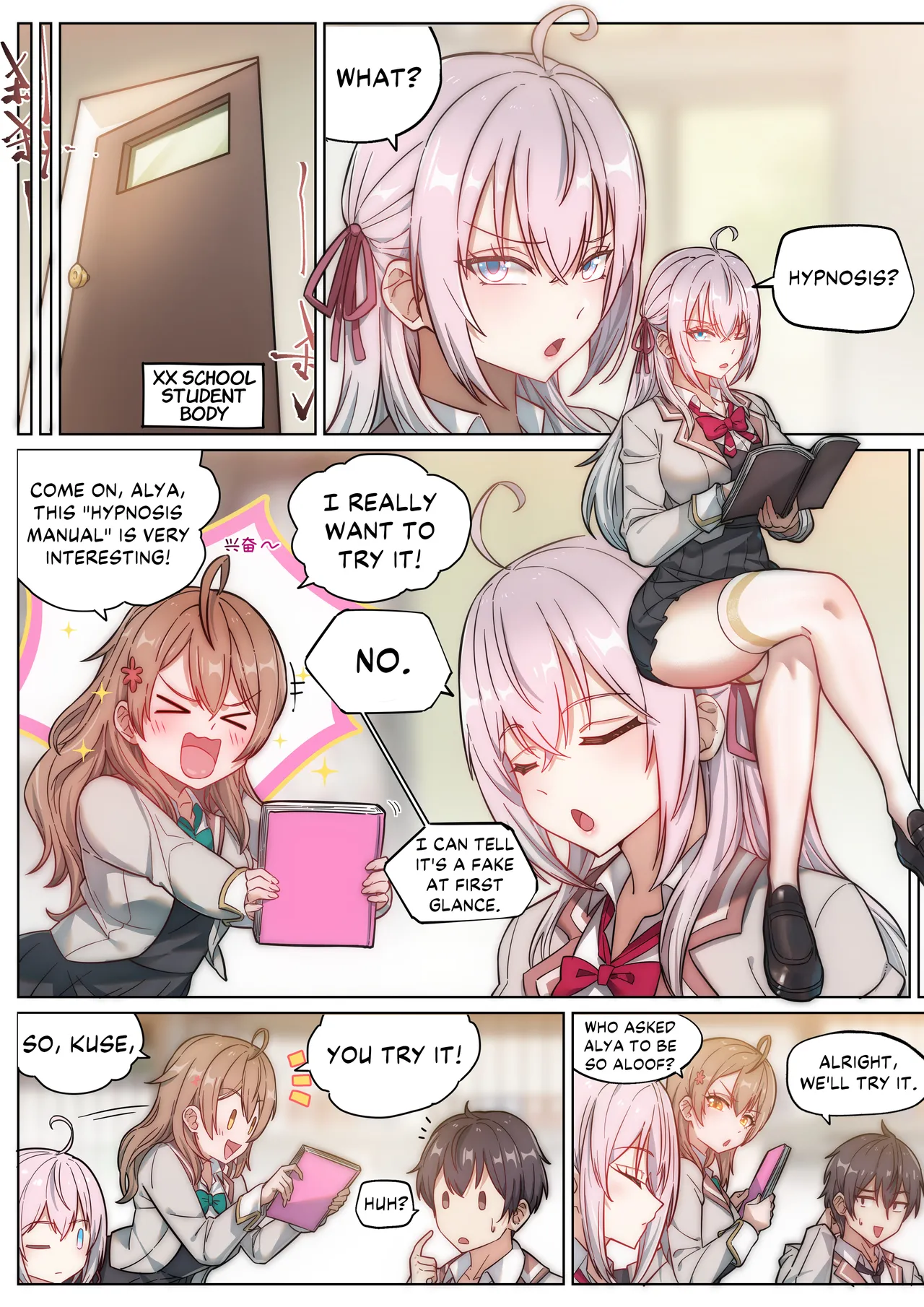 Alya Sometimes Hides Her Feelings in Russian Hypno Fuck NTR - Page 1 - Comic  Porn XXX