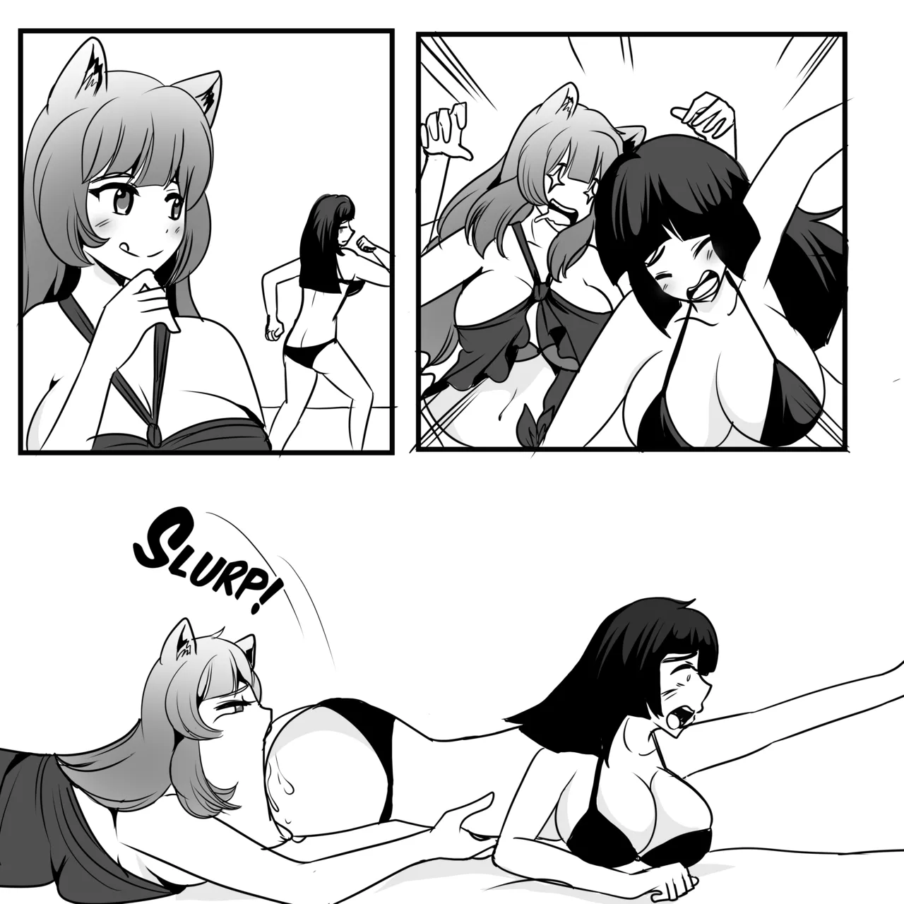 Raphtalia and Filo Beach Noms page 10 full