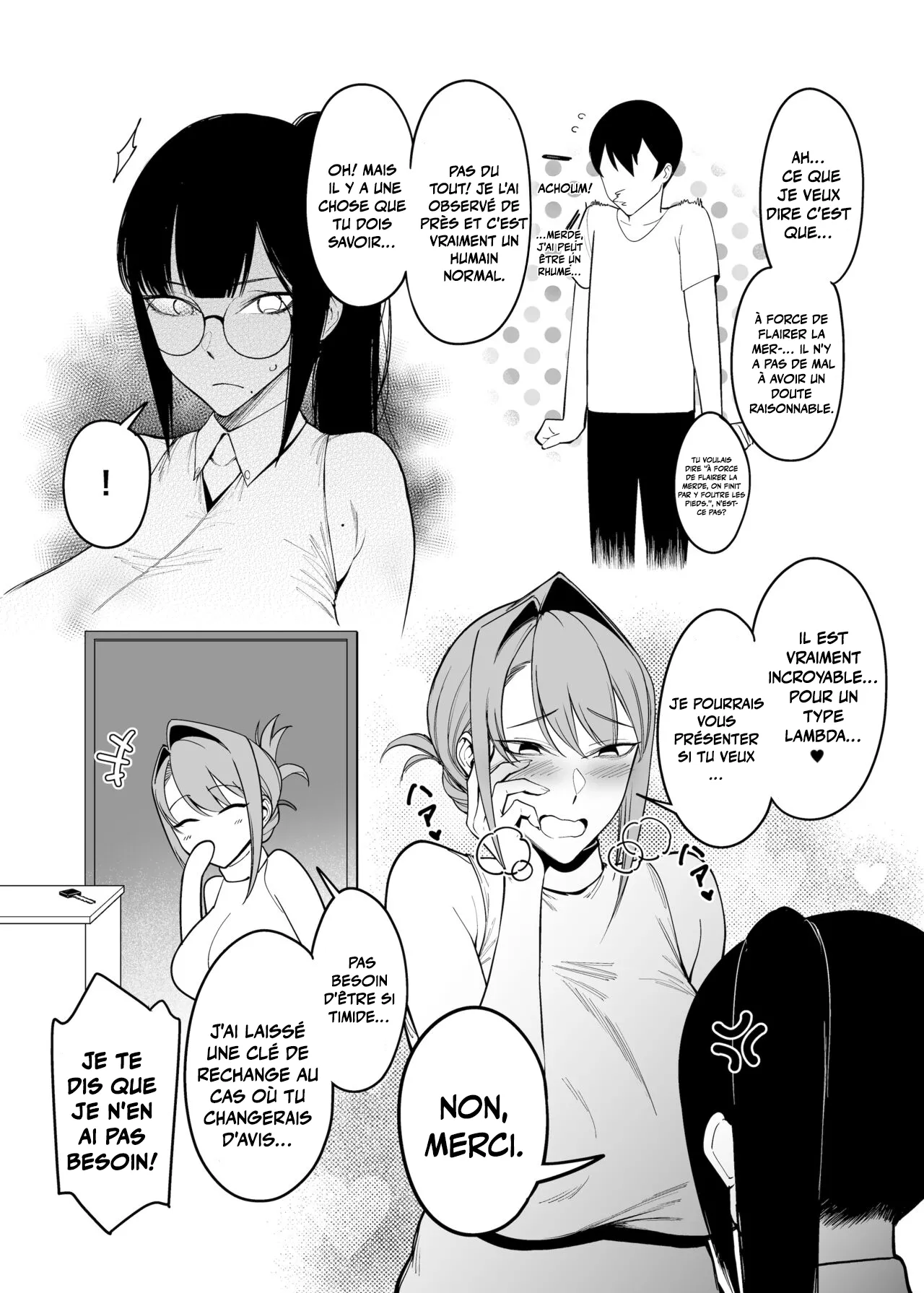 Otonari-san wa Yami Soshiki ni Nikutai Kaizou sareta Moto Seigi Sentai Member deshita 4 | Ma voisine est une ancienne membre de super sentai dont le corps a été modifié par une organisation maléfique 4 page 7 full
