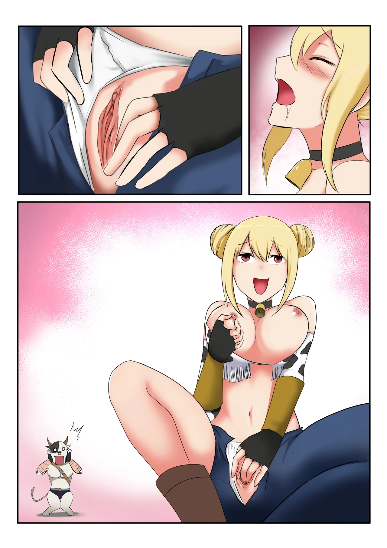 Lucy get's her body switched with Taurus! page 6 full