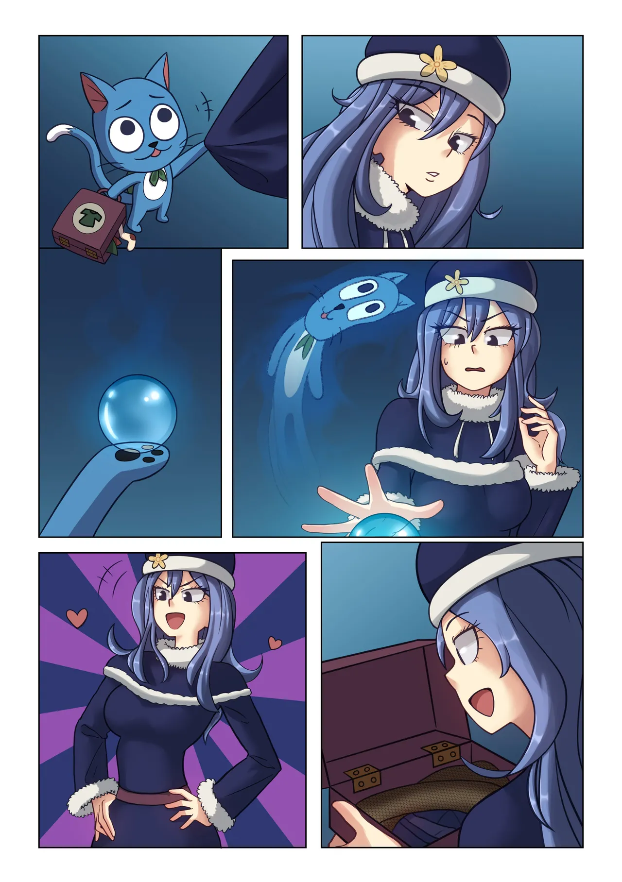 Happy takes over Juvia's body! page 3 full