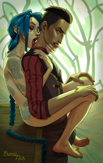 [NickEronic] Jinx & Silco (Ongoing) cover